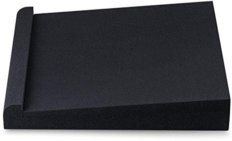 2 almohadillas de aislamiento de monitor de estudio, espuma acústica de alta densidad, algodón soplado de alta densidad, 30 x 20 x 4,5 cm