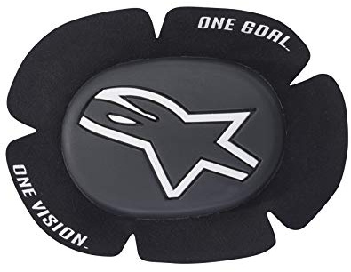Alpinestars Gp Sport Evo Knee Slider Black/White Einheitsgröße