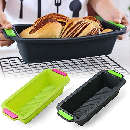 MZY1188 Stampo per tortiera in Silicone Rettangolare ， Bakeware in Silicone Antiaderente ， Strumenti per Cottura in Forno - Stampo per Pane tostato Vassoio per Torta Stampo per Torta Quadrato Lungo