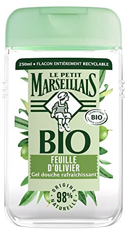 Le petit Marseillais Feuille d'olivier Olivenblatt erfrischendes Duschgel aus Frankreich 250ml.