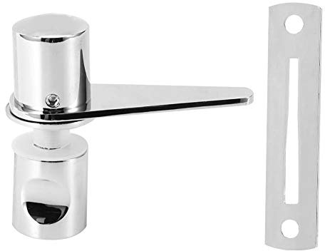 Loquet de porte de salle de bains, serrure de porte en verre serrure de loquet de salle de douche pour les portes de bureau à domicile utilisent des fournitures ménagères