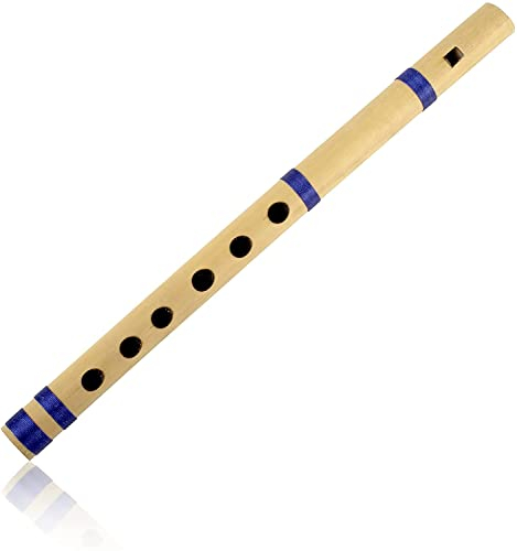 Einzigartige Geburtstagsgeschenkideen 27,9 cm authentische indische Bambusflöte in 'D' Key Fipple Woodwind Musikinstrument Recorder Traditionelle Bansuri Handgefertigte Neuheit Geschenke Männer