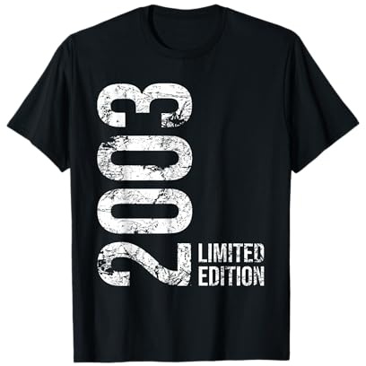 23. Geburtstag Mann Frau 23 Jahre 2003 Geschenkidee T-Shirt