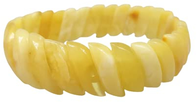 Weiss Bernstein Armband Echter Baltischer Bernsteinschmuck Armschmuck Handmagemacht