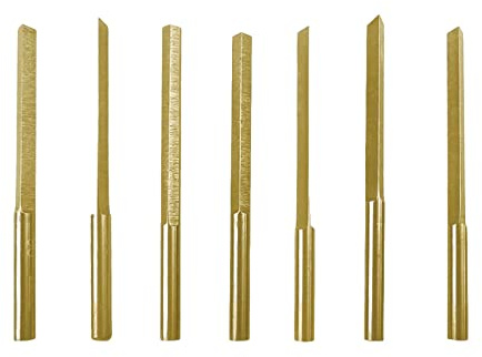 MagiDeal 7X Triangle Graver Tungsten Steel Jewelry Gravure Equipment