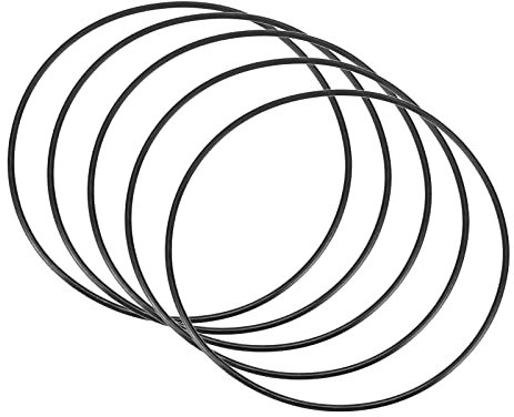 QUARKZMAN Nitrile Gomma O-Ring 150mm x 143,8mm x 3,1mm Guarnizioni Tenuta Anelli Rubinetti Rotondo Guarnizione Rondella per Rubinetto Idraulica Riparazione Sigillatura Connessione, 5 Pezzi