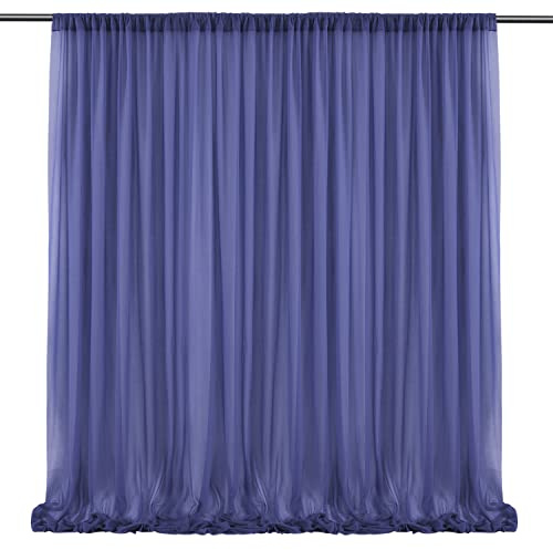 Transparent Voile Pelmet Freehand Decoration Background Curtains Ready Made Curtain Window Decoration Curtain Decorative Curtain for Wedding Decoration Curtain Living Room Bedroom 1 Piece 150 x 215 cm