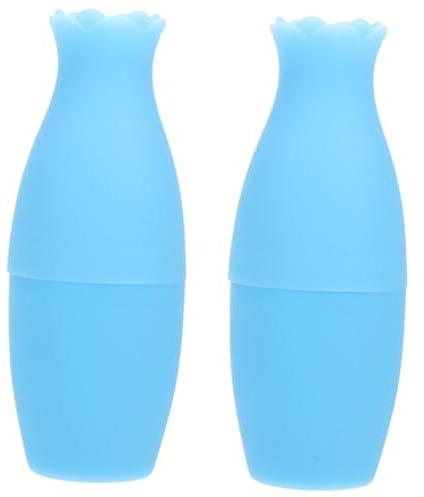 minkissy 2pcs Silicone Icing Facial Tool for Skin Care Ice Face Mold for Puffiness Relief for and Cooling Treatments