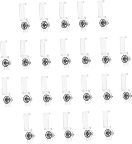 DOITOOL 100 Stück Lichtleisten Clip Lampenseil Lichter Für Außenlicht Steckdosen Streifenlichter LED Lichtaufhänger Lichtleisten Montageclip Lichtleisten Montagehalterung Clips