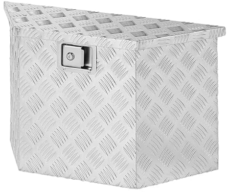 Alu Deichselbox Werkzeugbox Transportkiste Anhänger Aufbewahrungsbox 70x24x42cm Alukiste Alubox