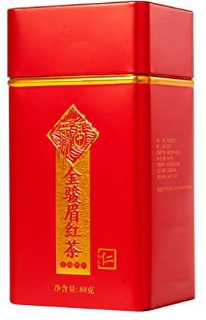 Jinjunmei Té Negro Infusión Fragante Sabor Miel Disfrutando de la Vida 80g Amigos