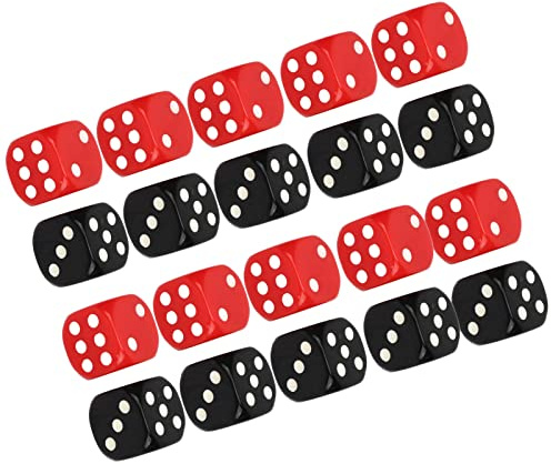 Set di Dadi da Gioco a 6 Facce, Antiossidanti e Impermeabili, Resistenti e Pratici, Ideali per Feste in Club e Bar