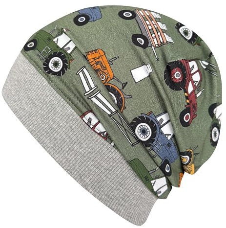 Wollhuhn ÖKO Leichte Mädchen/Jungen Beanie-Mütze Bündchen Elastisch Übergangszeit/Sommer Kinder-Mütze Baumwolle (Öko-Stoffe, Bio)