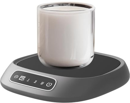 Chauffe-café de Bureau, Chauffe-Tasse à café | Chauffe-café alimenté par USB - chauffante à Bougie avec arrêt Automatique, Chauffe-Tasse Intelligent, Thermostat, Dessous de Verre pour café, Boissons,