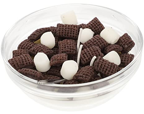 Baluue Soy Wax Cereal Bowl Scented Candle Marshmallow Aromatherapy Candle Decor for Home and Photography Props for Desktop Scene Layout