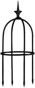 Tour de grimpantes - Grille d'obélisque de Jardin - Grille d'obélisque de Jardin - Tour Verticale - Support Haut pour grimpantes, vignes, Fleurs, avec 4 piquets