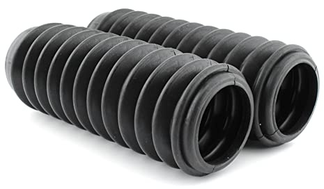 GZYF Motorrad-Gabel-Abdeckungen, Gabel-Faltenbälge Stoßdämpfer Vorderradgabel-Rohre Stiefel Gummi-Faltenbälge Abdeckung Für CB450 CB500 CB550F CB550K CB750 CL450