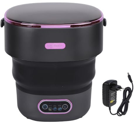Tragbare Waschmaschine, 13L 40W verbessert Mini -Waschmaschine Mini -Waschmaschine mit Abflussschlauch für Unterwäsche, Babykleidung, Hemd, Socken