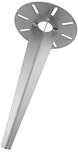 Erdspiess für Gartenlampe außen Erdspieße für Gartenleuchte Erdnagel Wegeleuchten Bodenanker Gartenlampen draußen Bodendübel Außensteckdose Garten Metall Wasserzapfsäule Bodenhülse Bodenspiess