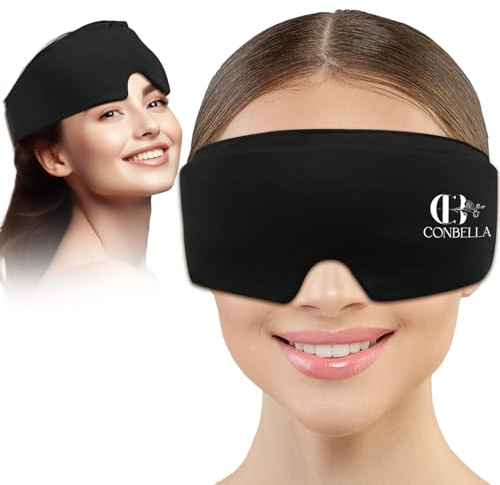 CONBELLA Cooling Eye Mask for Puffy Eyes, Gel Eye Mask, Reusable, Flexible