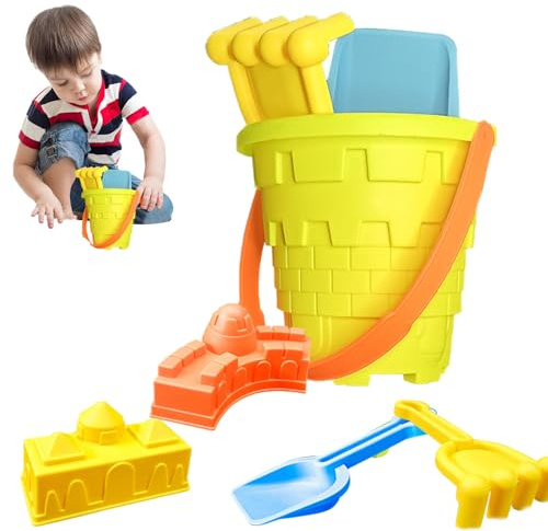Strandspielzeug-Set, 5-teilig, Sandbox-Spielzeug | Hinterhofspiel, Outdoor-Spielzeug für Kleinkinder ab 3 Jahren, für Strandgarten, verbessert die Feinmotorik