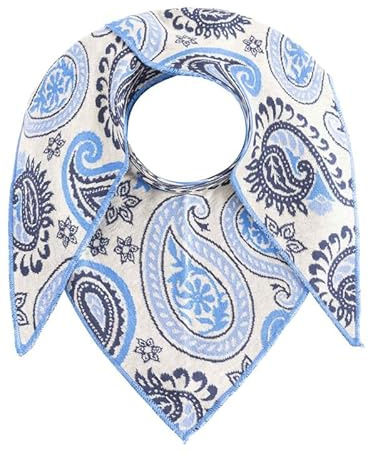 Zwillingsherz Damen Schal Dreieckstuch Dreieckschal kuschelig weich Baumwolle Polyester großes warmes Halstuch Herbst Winter