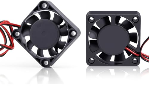 Super Print 4010 24V Hydraulic Bearings Axial Cooling Fan,Low Noise 24V DC Brushless Fan Cooler Low Noise 40mm x 40mm x 10mm.(2PCS-24V)