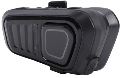 Jectse Interfono Bluetooth per Casco Moto Portata 10 Km Auricolare Bluetooth per Moto con Push to Talk Wireless IP67 Cancellazione Rumore Impermeabile Comunicazione di Squadra