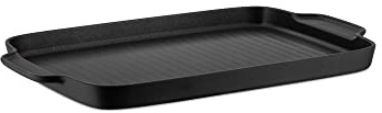 Alessi Mami 3.0 |SG123 / 38 Grille Viande en Aluminium Antiadhésif, noir