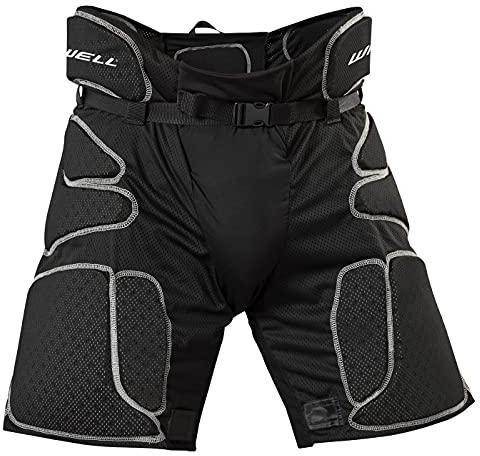 Winnwell Pantaloncini in linea per hockey su rulli – Equipaggiamento protettivo di alta qualità per giocatori senior e junior, cinture per uomini e donne (Junior Medium)