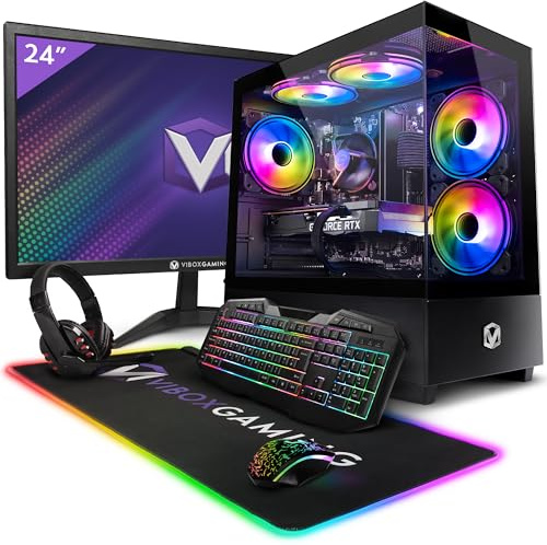 Vibox III-98 Gaming PC Bundle • Intel Core i5 11400F 4.4GHz • Nvidia RTX 3060 OC 12GB • 32GB RAM • 1TB SSD • Windows 11 • 23 Monitor • WiFi • Prebuilt