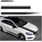 JNNJ 5 Piezas Pegatinas Coche Bandas, Pegatina De Rayas para Capó De Coche, Lateral Calcomanía Falda Techo Parachoques Calcomanía Modificado Calcomanía Decoración para Carrocería, Carreras(Negro)