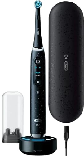 Oral-B iO 10 Special Edition, elektrische Zahnbürste, Schwarz, 1 Bürste, 1 Reiseetui mit Ladegerät