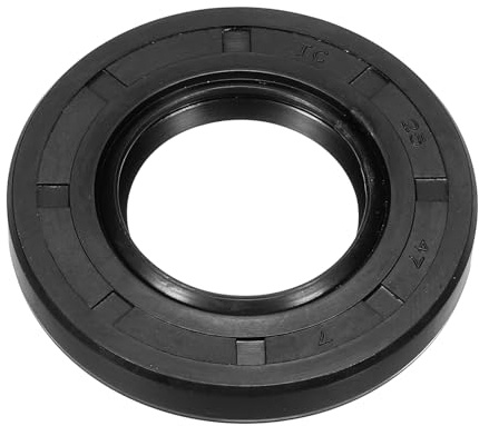 PATIKIL Oil Seal 25mm x 47mm x 7mm Nitril Gummi Abdeckung Doppel Lippe Federbelastet TC Öl Welle Dichtung für Lager Welle Schwarz