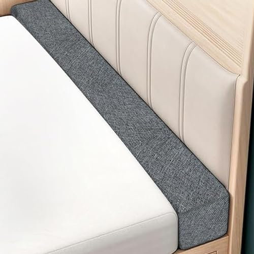 Matratzenverlängerung Zwischen Wand- Und Bettlückenfüllerseite, Graues Kissen mit Hoher Dichte Memory Foam Headboard, 8cm Dicke Extender Twin Queen Kingsking Bettanschluss ( Size : 54x7x3/137x18x8cm