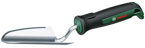 Bosch Garden Hand Tool Trowel (for Digging Or Weeding, Robust, Stainless Steel, Soft Grip Handle, Egonomic Design)