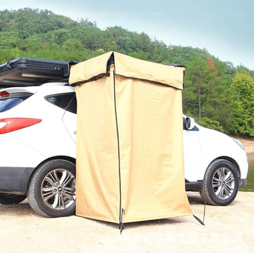 SUYUDD Auto-Seiten-Duschzelt mit Dach, Pop-Up-Camping-Duschzelt, wasserdichtes Badezimmerzelt für SUV-Auto-LKW-Duschraum