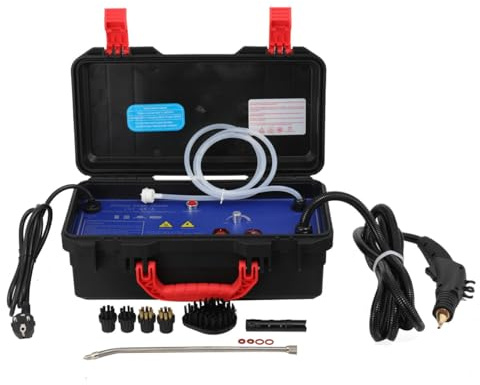 ECUTEE Hochdruckdampfreiniger Tragbar Hochtemperatur Dampfreiniger Hochdruckdampf Steam Cleaner, KFZ Haushalt Reinigungsmaschine 3000W 220V 100-120 ° C für Küche Bad Boden Wänden Teppich Möbel Auto