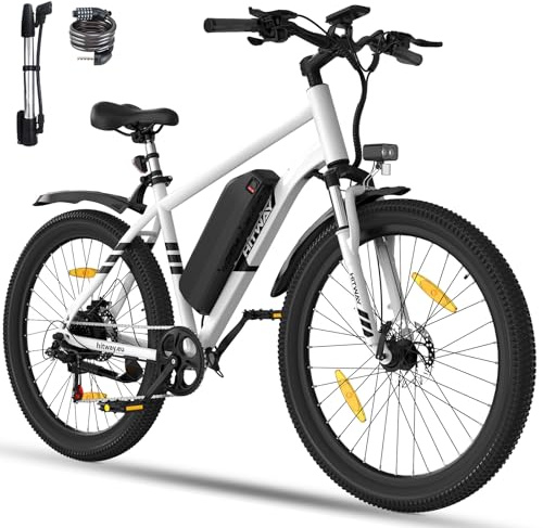 HITWAY E Bike 27,5 Zoll E-Mountainbike mit 36V13Ah Akku bis zu 60-100km,7 Gang Schaltung, Max. 25km/h Pedelec für Herren Damen