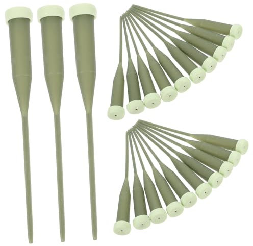 EXCEART 50pezzi Tubi per Acqua dei Fiori in Plastica con Tappi e Stelo Estensibile per Composizioni Floreali Confezione
