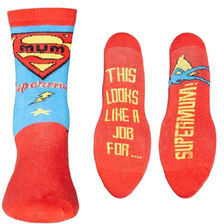 Soxy Mum Novelty Socks – Cosy Cotton Rich Comfort | Fun & Unique Mother’s Day Gift (UK Sizes 4-6)