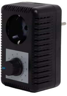 Mi-Heat - Regulador de intensidad intermedio de 1200 W para regular la regulación de la potencia de la calefacción por infrarrojos, focos oscuros, radiadores claros, alfombras, esteras calefactoras