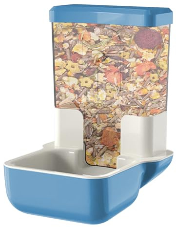 Automatic Pet Feeder - Small&Medium Pets Automatic Food Feeder | Large Capacity Adjustable Food Dispenser Bowl For Chinchilla Hedgehog Ferret Parrots Pigeons, Timed Storage Dish For Daily Pet Feeding