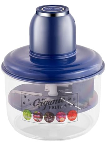 MagiDeal Sbucciatore Automatico per Frutta, Strumento per sbucciare, Accessori creativi, sbucciatore per UVA, Ricaricabile Tramite USB, per, Blu