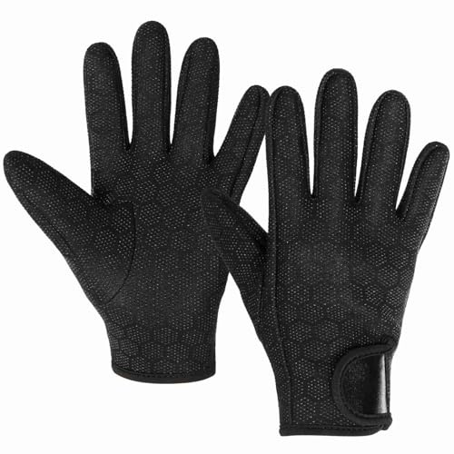 Cygmophing Guanti da immersione in neoprene da 1,5 mm, per donne e uomini, antiscivolo, per snorkeling, nuoto, surf, vela, kayak (XL)