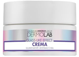 Dermolab - Glass-Like Effect Crema Viso Illuminante Antimacchia con Acido Ialuronico e Centella Asiatica, Per Pelle Spenta e Non Uniforme, K-Beauty Skincare Coreana, Idratazione Istantanea, 50ml