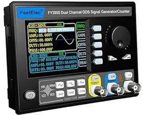 FY3900 - Generador de señal arbitraria de onda sinusoidal de doble canal 5 MHz-30 MHz, medidor de frecuencia de pulso multifunción 250 MSa/s FY3900-20M