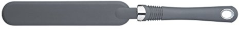 KitchenCraft Professional Nylon Icing Spatula, Grey Durable Palette Knife with Soft Grip Handle, Cake Decorating Tool for Kitchen Baking, Dishwasher Safe, 33cm