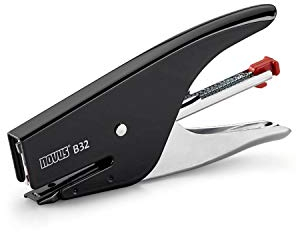 Novus Pinzatrice B 32 (15 fogli di potenza di cucitura, tipo punti metallici n. 10, nero/grigio