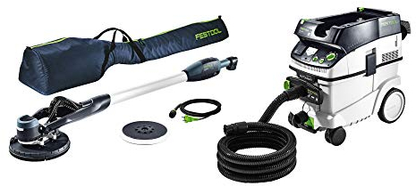 Festool Langhalsschleifer LHS-E 225/CTL36-Set PLANEX (mit Schleifteller, Transporttasche, Absaugmobil CTL 36 E AC-LHS, Klettverbinder)